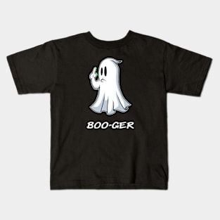 Funny Ghost Booger Graphic Design Kids T-Shirt